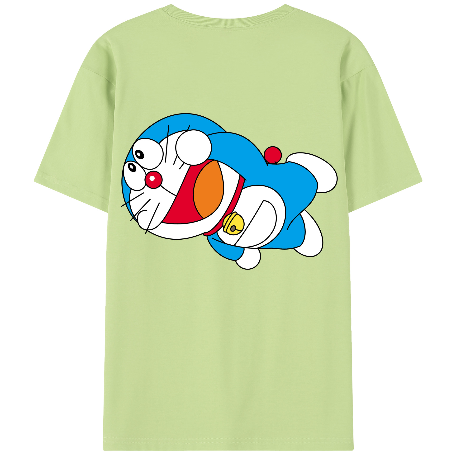 （画像用） ドラえもん Doraemon 綿100％半袖Tシャツ（背面プリント）